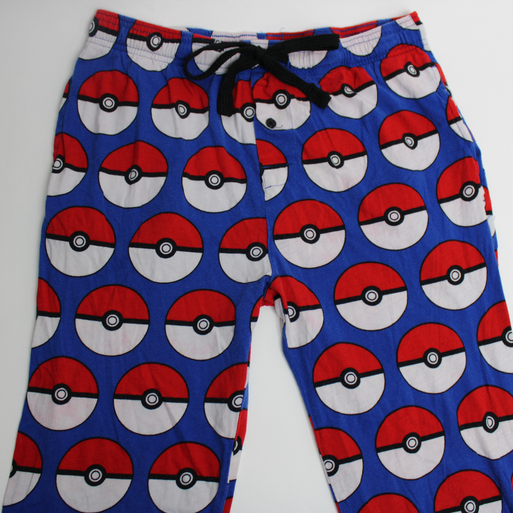 Pokemon Pokeball Lounge Pajama Pants Size Small